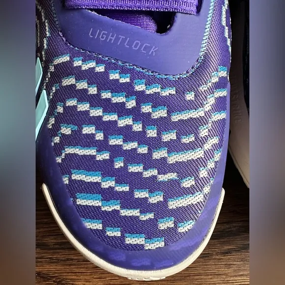 Adidas D.O.N. ISSUE #4 Basketball Shoes•Donovan Mitchell•Color:Purple/White/Aqua