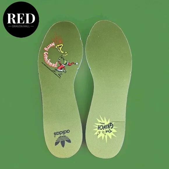 Adidas Dr. Seuss x Forum Low The Grinch Cream White Shoes - Men's Size 10.5