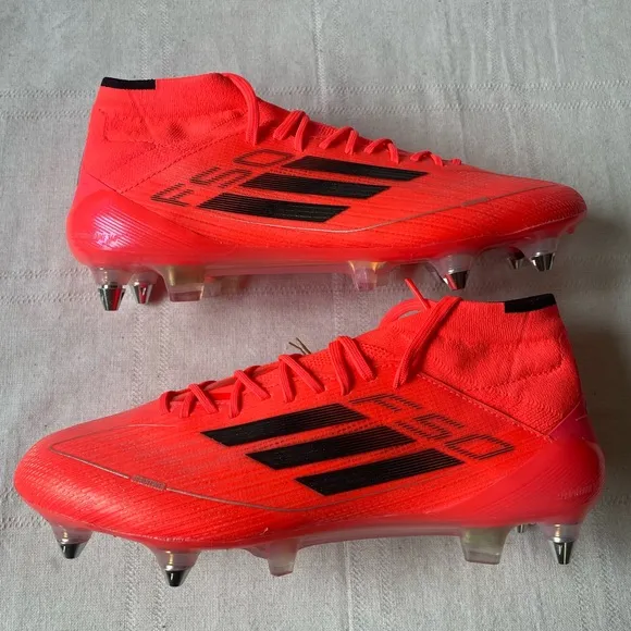 Adidas F50 Elite Mid SG Pink Black Soccer Cleats Men's Size 7.5 IH6133
