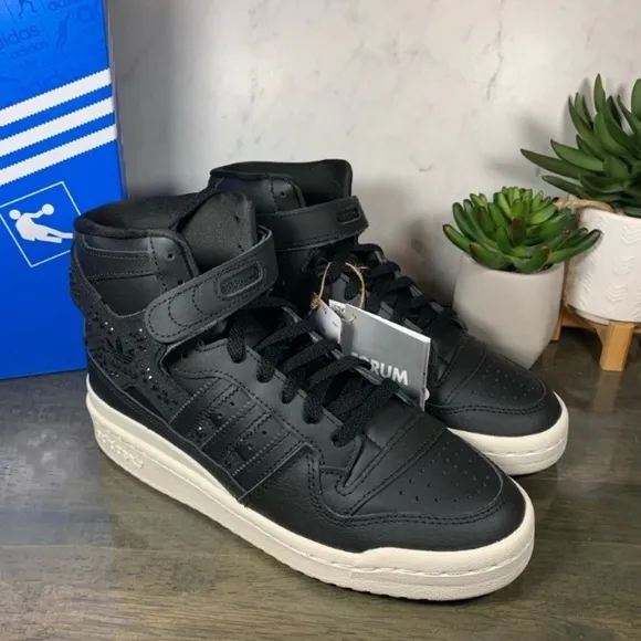 adidas Forum 84 Hi Black Sparkles