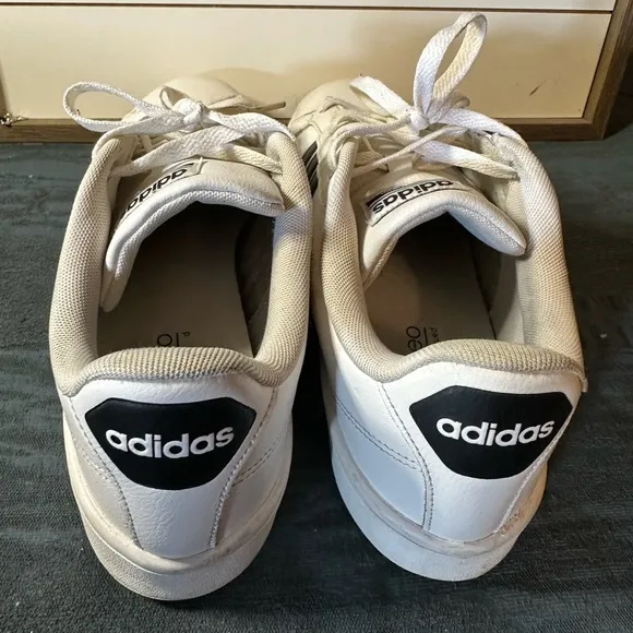 Adidas Grand Court Men’s Tennis Shoes White/Black Retro Sneakers