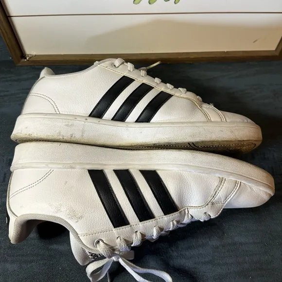 Adidas Grand Court Men’s Tennis Shoes White/Black Retro Sneakers