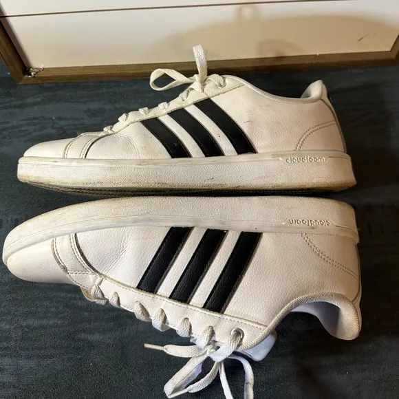 Adidas Grand Court Men’s Tennis Shoes White/Black Retro Sneakers