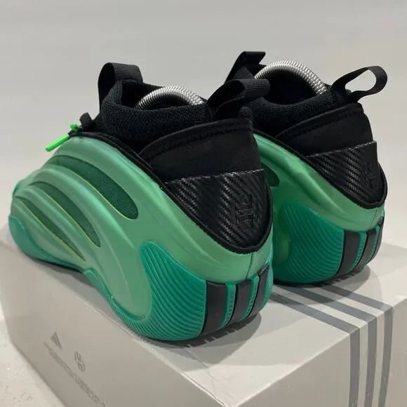 adidas Harden Volume 9  &quot;Metamorphosis&quot; Green/Black Sz 17 Basketball Shoes New