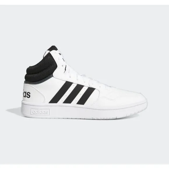 Adidas HOOPS 3.0 MID CLASSIC VINTAGE SHOES Men 9.5 Sneakers White