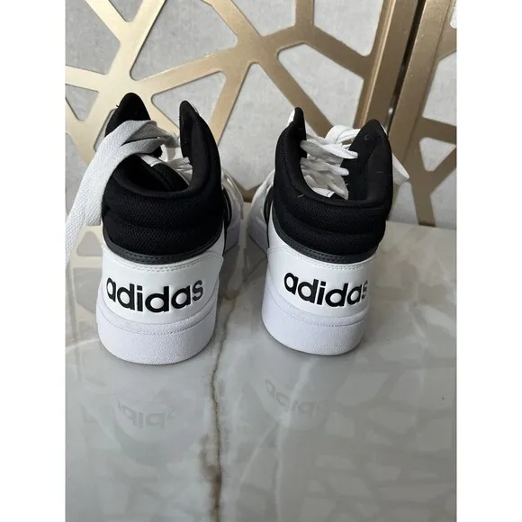 Adidas HOOPS 3.0 MID CLASSIC VINTAGE SHOES Men 9.5 Sneakers White