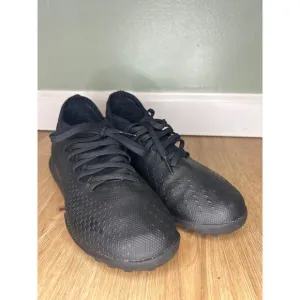 ADIDAS MENS 5.5 PREDATOR ACCURACY.3 TF TURF SOCCER SHOES BLACK OUT LACE UP