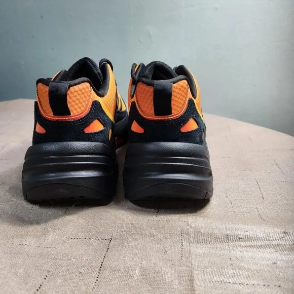 Adidas Men's Size 9 M ZX Boost 22 Casual Lifestyle Black Orange Sneaker  876-2