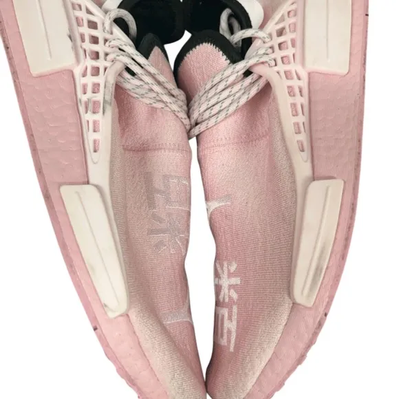 Adidas NMD Human Race Pharrell Pink White HU GY0088 Mens Size 10