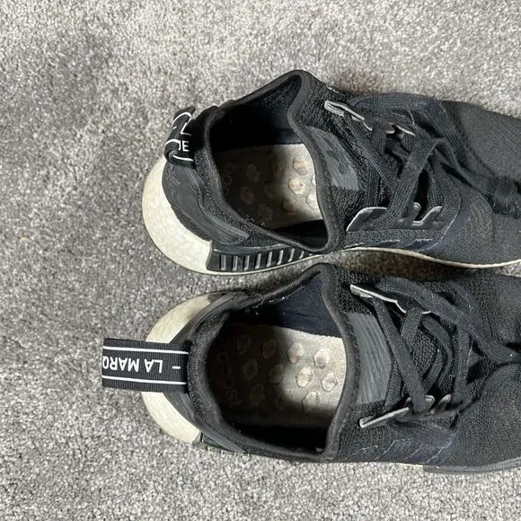 Adidas NMD_R1 EE5172 Athletic Running Shoes Sneakers Black White Women’s Sz 8.5