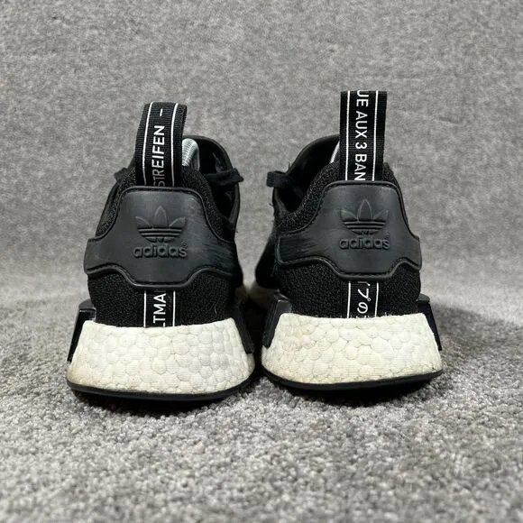 Adidas NMD_R1 EE5172 Athletic Running Shoes Sneakers Black White Women’s Sz 8.5