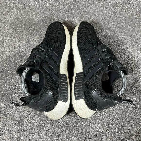 Adidas NMD_R1 EE5172 Athletic Running Shoes Sneakers Black White Women’s Sz 8.5