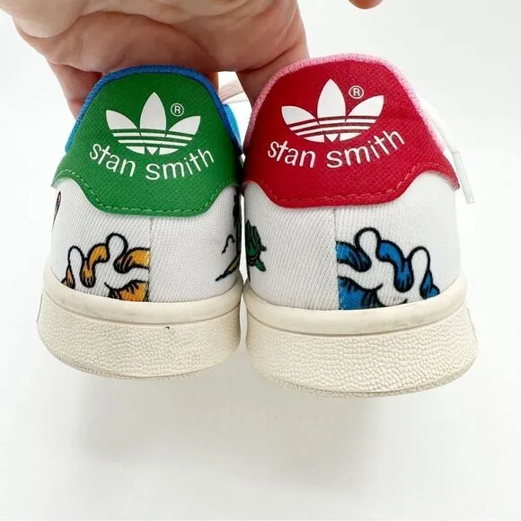 adidas originals Aaron Kai x Stan Smith Primeblue Big Kid 'Doodle Shoes Sz 1.5
