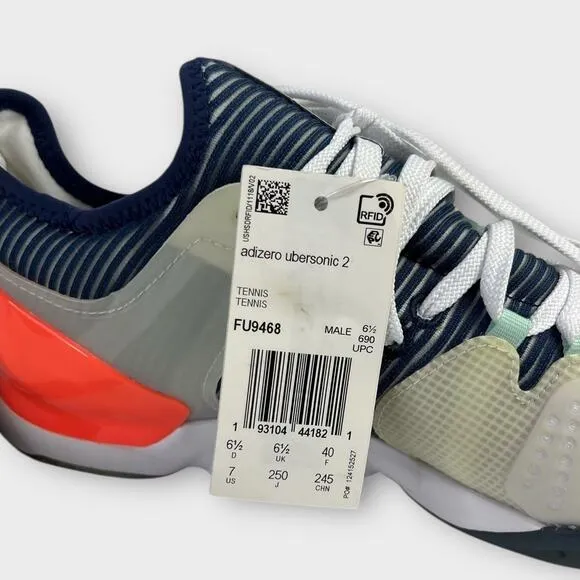 Adidas Originals Adizero Ubersonic 2.0 FU9468 Mens Casual Tennis Sneakers Size 7