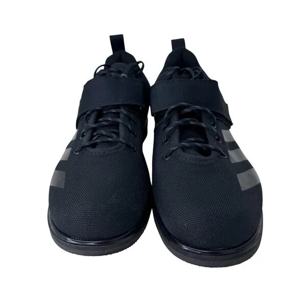 Adidas Powerlift 4 Weightlifting Training Shoes Mens 9.5 Black Lace Up GZ2864