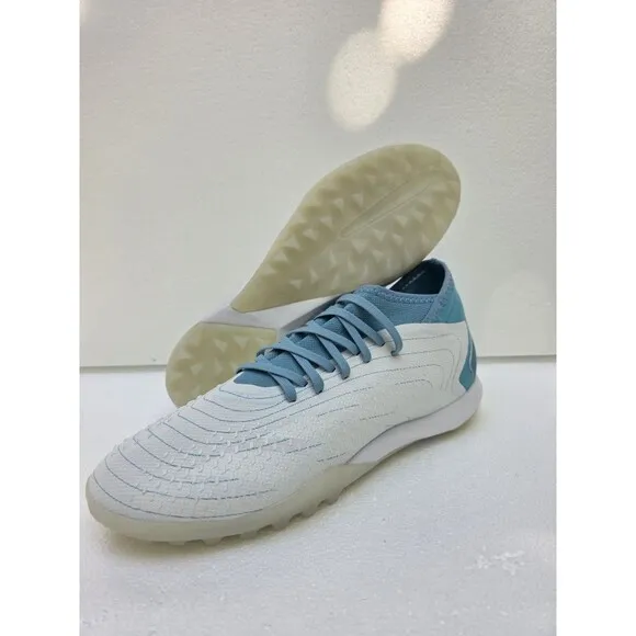 Adidas Predator Accuracy.3 Turf Soccer Shoes Men's Size 8 White Parley ID9325