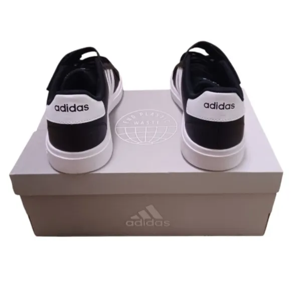 Adidas Shoes, Grand Court 2.0 EL K, GW6513,Unisex Color Black,Kids Size US 3