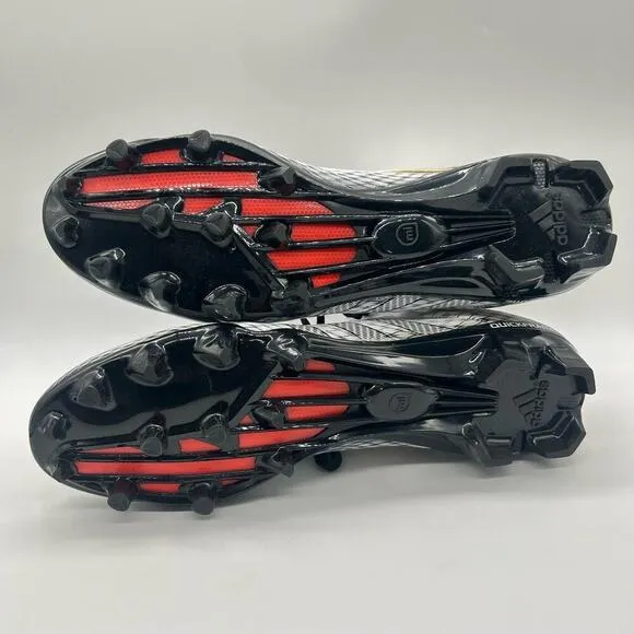 Adidas Shoes Mens 14 White Crazy Quick Mid Performance Football Cleats NEW