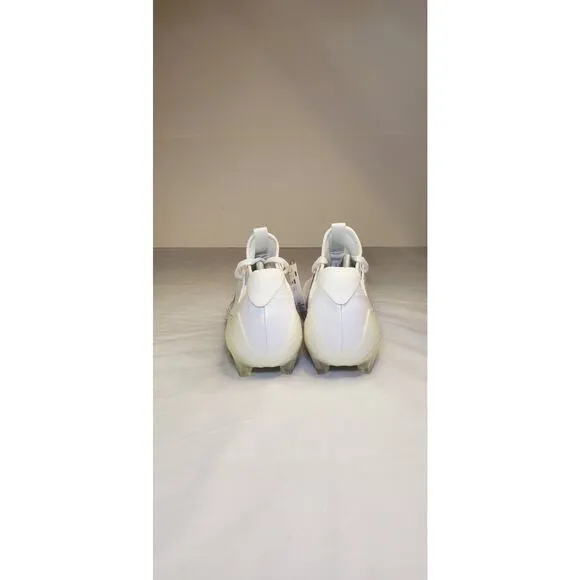 Adidas Siz 11.5 Adizero Electric White Silver Metallic IF2425 Football Cleats Z3