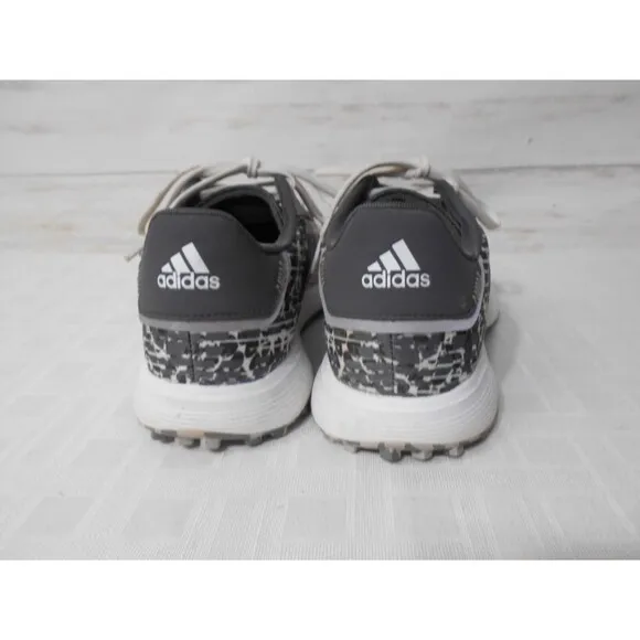 ADIDAS Size 9.5 Men White Gray Golf Shoe S2G Spikeless Turf