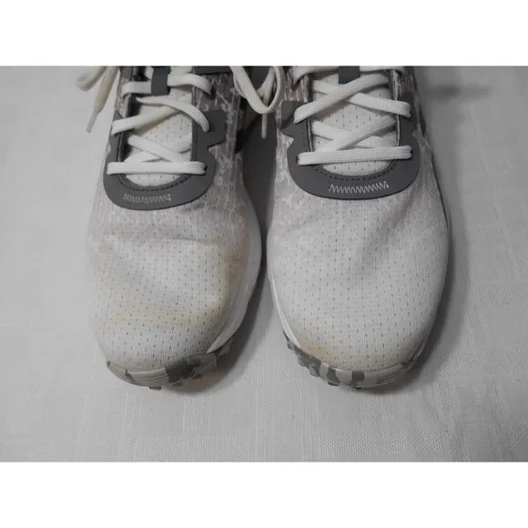 ADIDAS Size 9.5 Men White Gray Golf Shoe S2G Spikeless Turf