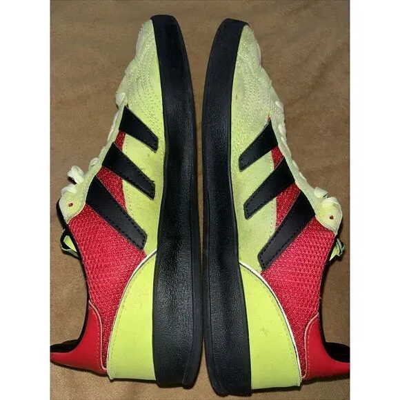 Adidas Sobakov P94 EE5640 Men's size 9 Neon‎ Green Suede Black Red Low Shoes BMX
