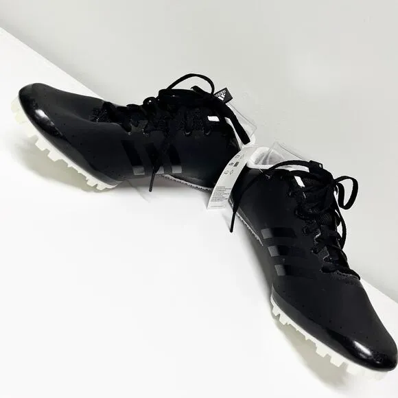Adidas Sprintstar Track &amp; Field Black Sprinting Spikes Mens Shoes Size 5.5