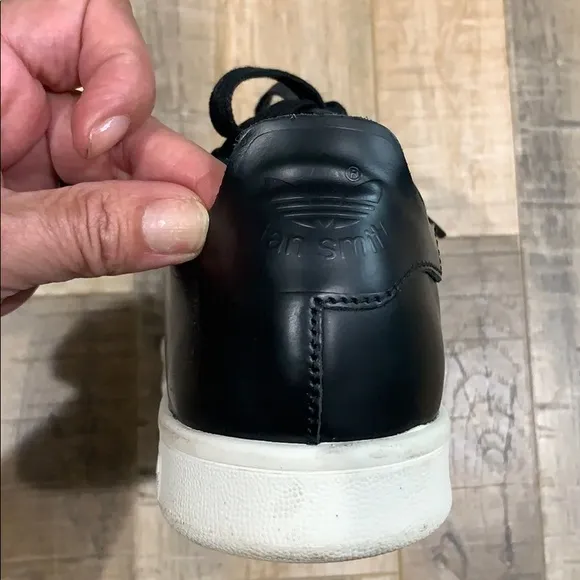 Adidas STAN SMITH Barney’s New York edition black leather shoes WOMEN'S 8/MENS 6