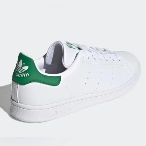 Adidas Stan Smith White and Green Sneakers Size 19
