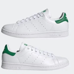 Adidas Stan Smith White and Green Sneakers Size 19