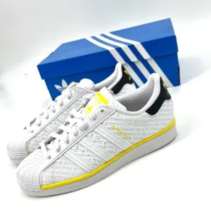 Adidas Superstar 3  Stripe Life ‘Cloud White/Beam Yellow’ Grade School Size 6