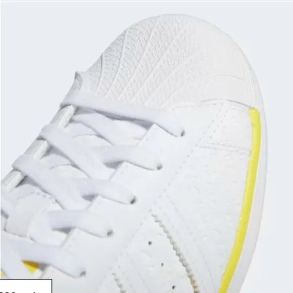 Adidas Superstar 3  Stripe Life ‘Cloud White/Beam Yellow’ Grade School Size 6