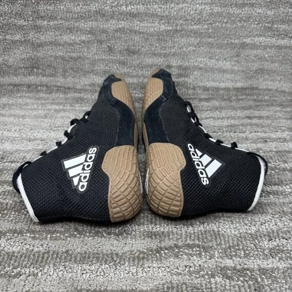 Adidas Tech Fall 2.0 Mens Size 9 Wrestling Shoes Sneakers Black White FZ5388