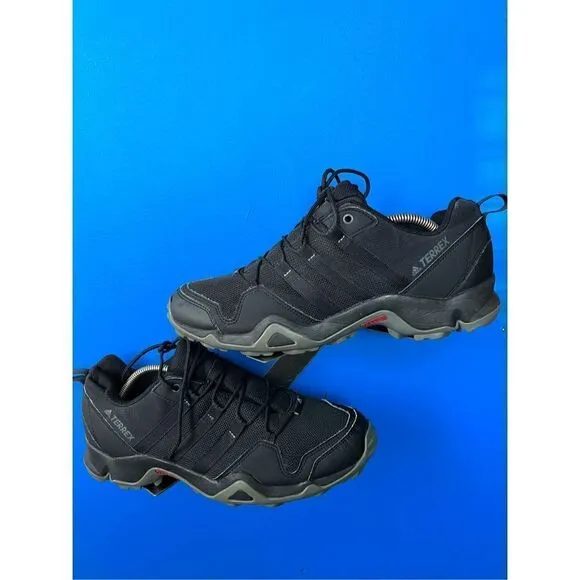 Adidas Terrex AX2R Men's Sz 11 EUR 46.5 Black Hiking Trail Outdoor Shoes BA8041