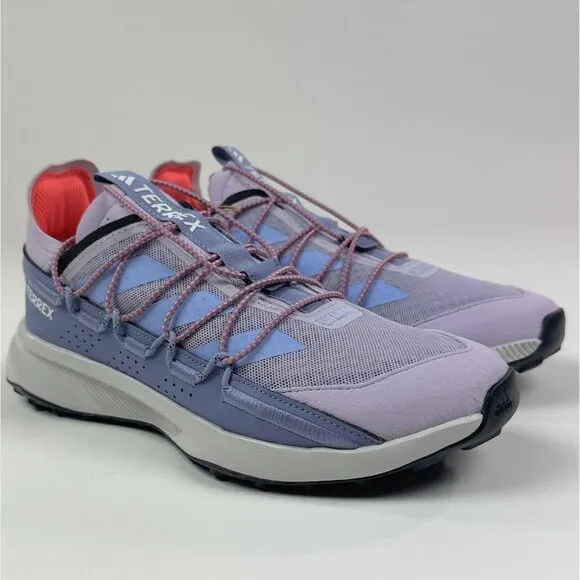 Adidas Terrex Voyager 21 Womens 8.5 Purple Blue Outdoor Hiking Shoes HQ0945