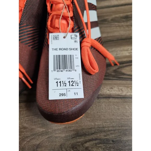 adidas The Road Bicycling Shoes Impact Orange GY6810 Men's Size 11.5