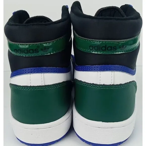 Adidas  Top Ten RB Men's Size 10.5  Leather Shoes FZ6199 Lucid Blue Black Green