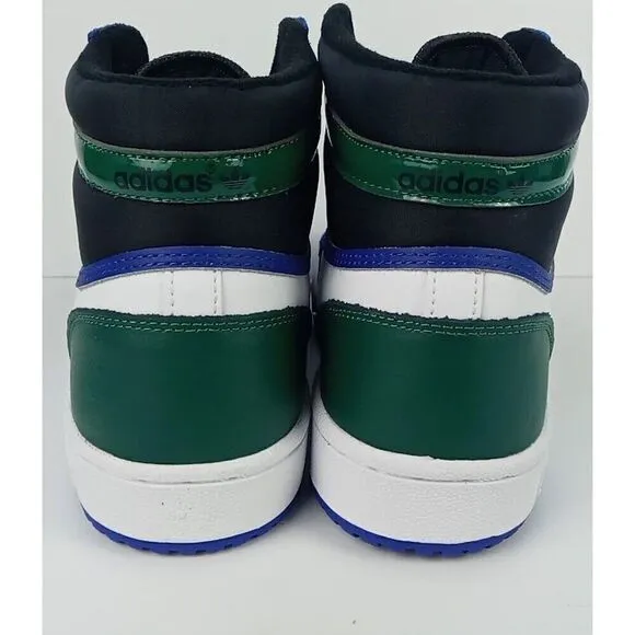 Adidas  Top Ten RB Men's Size 10.5  Leather Shoes FZ6199 Lucid Blue Black Green