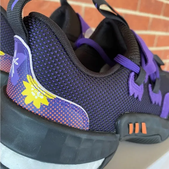 Adidas Trae Young 1 Men’s Black Purple New Sneakers Basketball Shoes