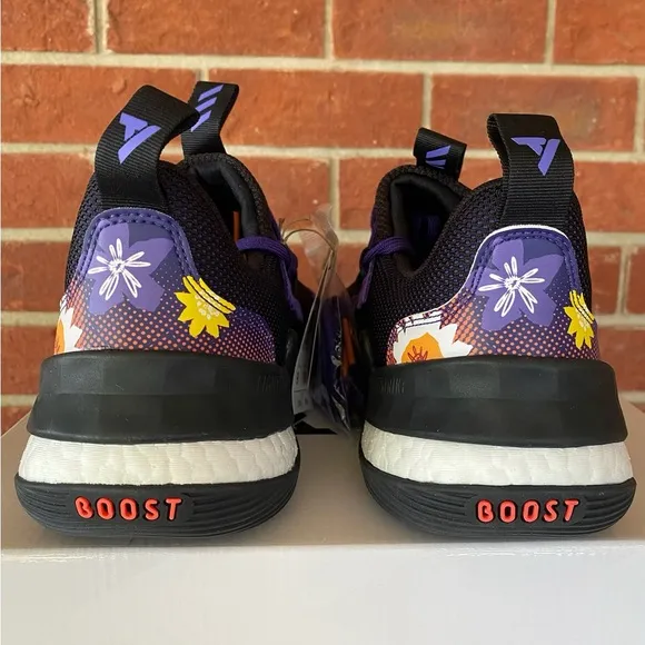 Adidas Trae Young 1 Men’s Black Purple New Sneakers Basketball Shoes