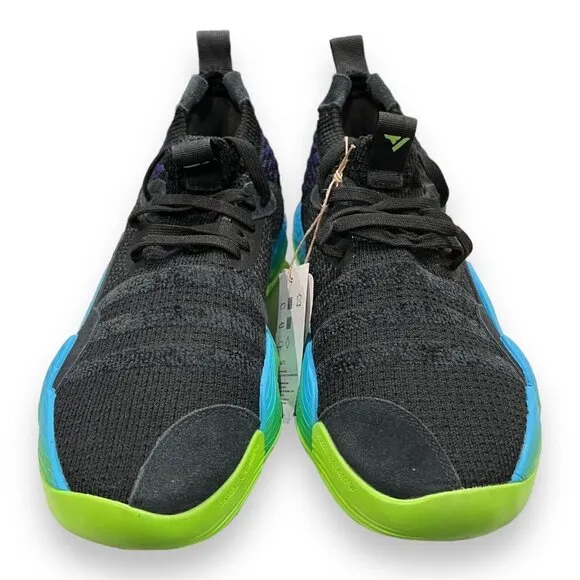 Adidas Trae Young 2 Black Green Blue Basketball Shoes H06473 Men 9.5 Women 10.5
