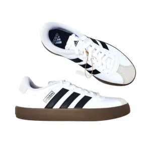 adidas VL Court 3.0 Shoes Sneakers Leather Cloud White Black ID8797 Size US 8
