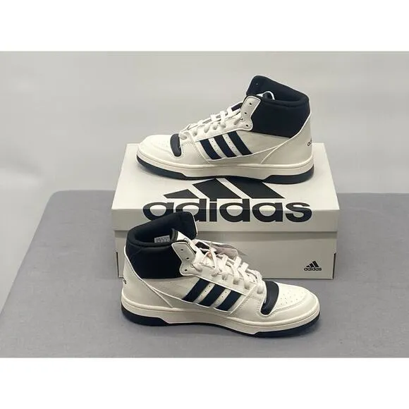 adidas Women’s Breakstart Mid Basketball Shoes Sz 8.5 White/Black