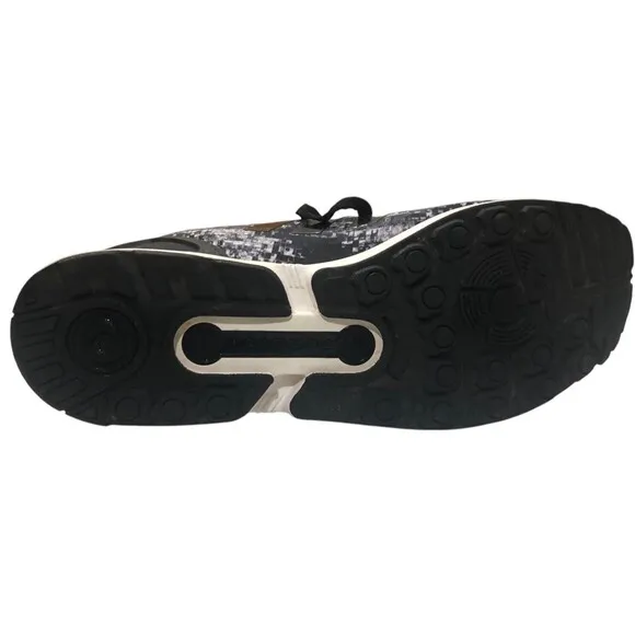Adidas Zx Flux Torsion Men’s Running Shoes Black And White Size 12