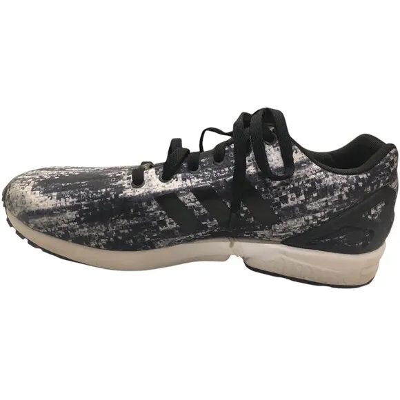 Adidas Zx Flux Torsion Men’s Running Shoes Black And White Size 12