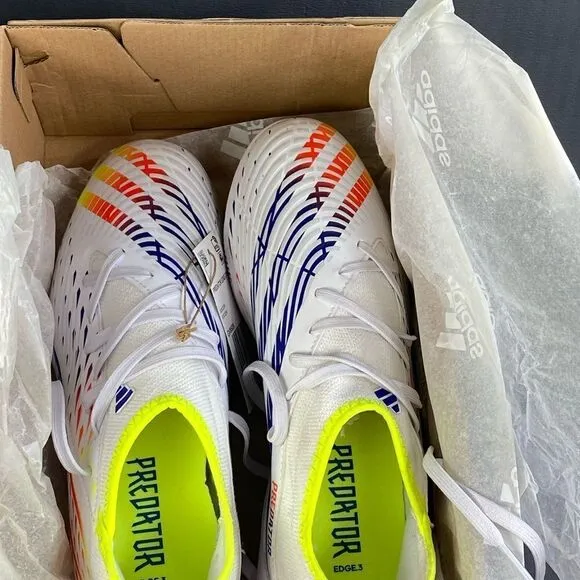Adidas Youth Predator Edge.3 Indoor Athletic Soccer Shoes - Y5.5