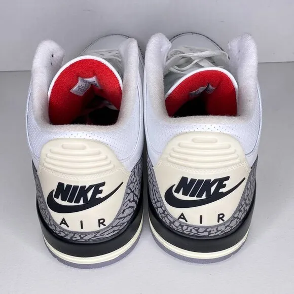 Air Jordan 3 Reimagined White Cement Black Shoes OG Retro DN3707-100