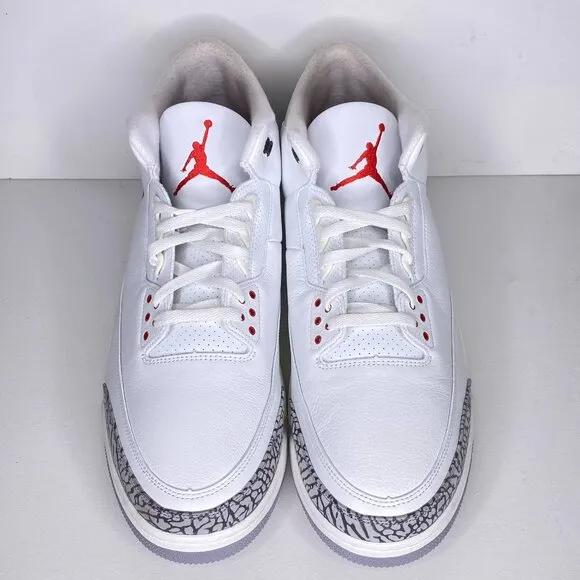 Air Jordan 3 Reimagined White Cement Black Shoes OG Retro DN3707-100
