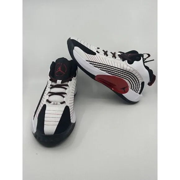 Air Jordan Jumpman 2021 White University Red Black CQ4021-100 Mens Size 12