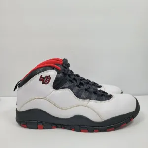 Air Jordan Retro 10 Men's White Black Basketball Sneakers 310805-102 US Size 10